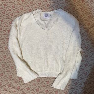 Princess Polly knitted white sweater